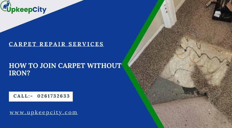 how to join a carpet without iron